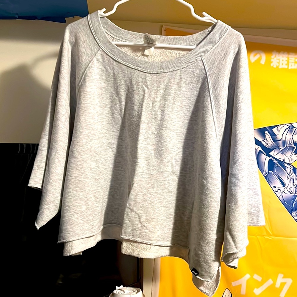 Soft crop sweater
